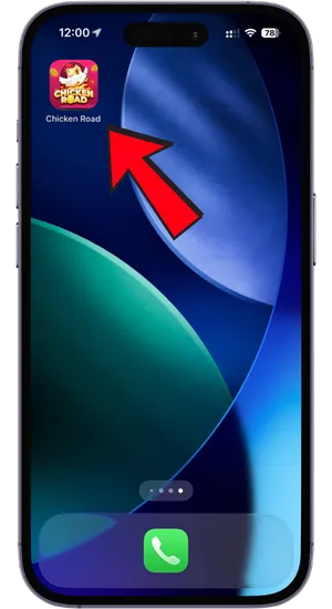 Tapping Add in the top-right corner to place the Chicken Road icon on the iPhone home screen ready to launch